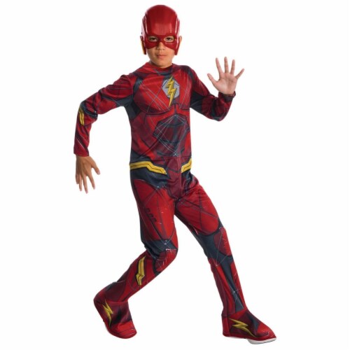 Rubies 278844 Halloween Kids Justice League Flash Costume - Small Perspective: front