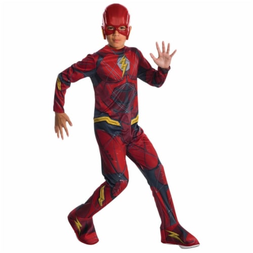 Rubies 278842 Halloween Kids Justice League Flash Costume - Large Perspective: front