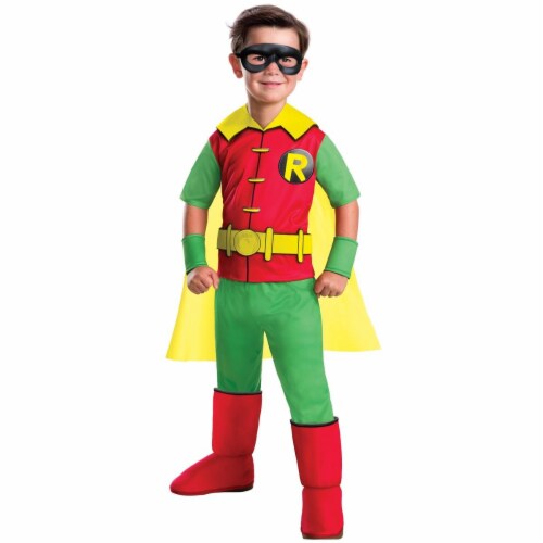 Rubies 272310 Robin Deluxe Child Costume - Small Perspective: front