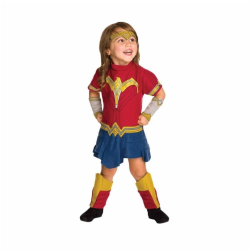 Rubies 278635 Halloween Toddler Wonder Woman Romper Perspective: front