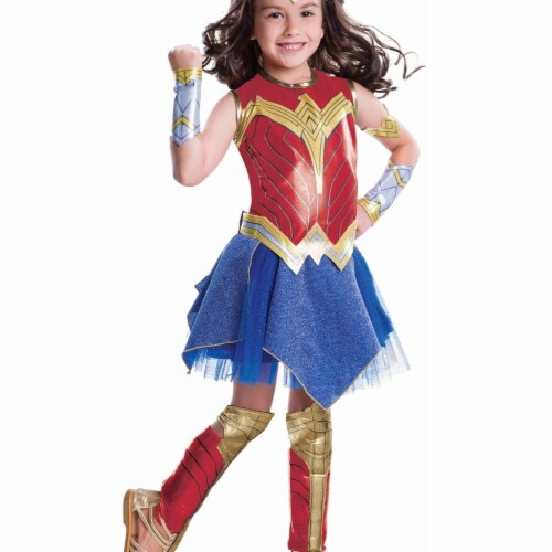 Morris Costumes  Child Wonder Woman Deluxe&#44; Small Perspective: front
