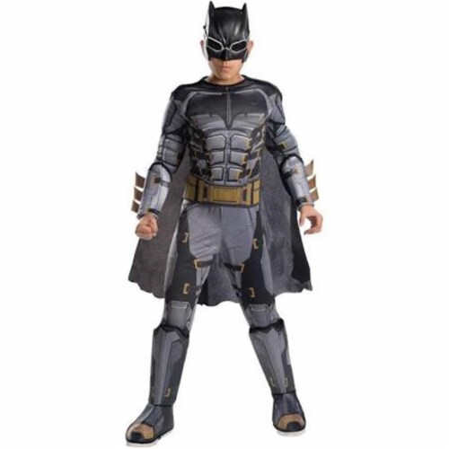 Rubies 249199 Justice League Movie Tactical Batman Deluxe Child Costume, Large Perspective: front