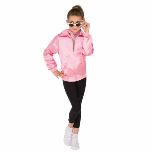 Rubies Costume 274671 Grease Girls Pink Ladies Jacket, Medium Perspective: front