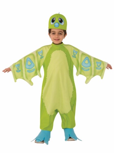 Rubies 249285 Draggles Hatchimal- Green Child Costume - Small Perspective: front