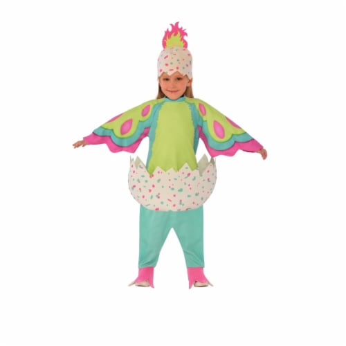 Morris RU640401SM Pengualas Hatchimal Costume, Pink & Teal - 4-6 Perspective: front