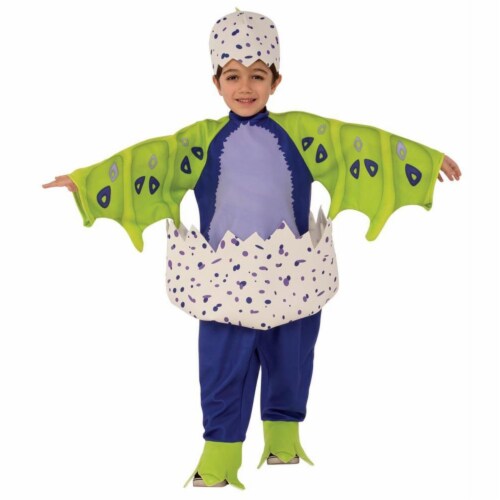 Morris RU640402XS Extra Small Draggles Hatchimal Costume, Dark Purple - 3T-4T Perspective: front