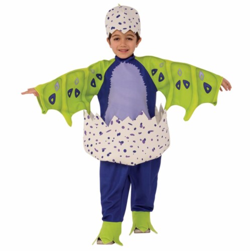 Morris RU640402SM Small & Medium Draggles Hatchimal Costume, Dark Purple - 3T-4T Perspective: front