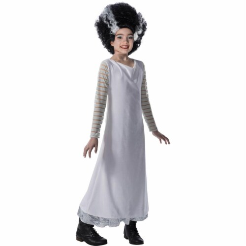 Rubies 278858 Halloween Universal Monsters Girls Bride of Frankenstein Costume - Medium Perspective: front