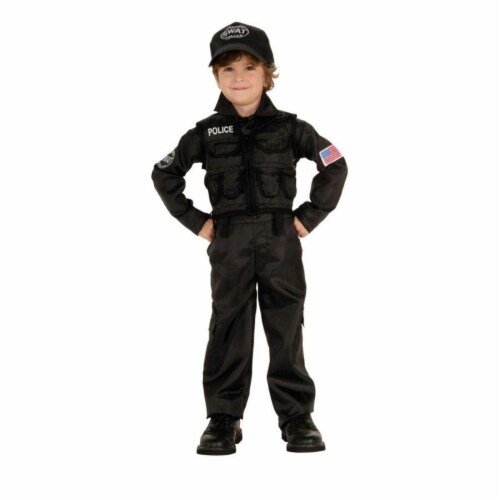 Costumes For All Occasions RU882813T Policeman Swat Toddler Perspective: front