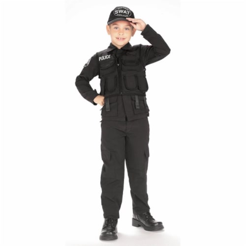 BuySeasons 286791 S.W.A.T. Police Kids Costume, Medium Perspective: front