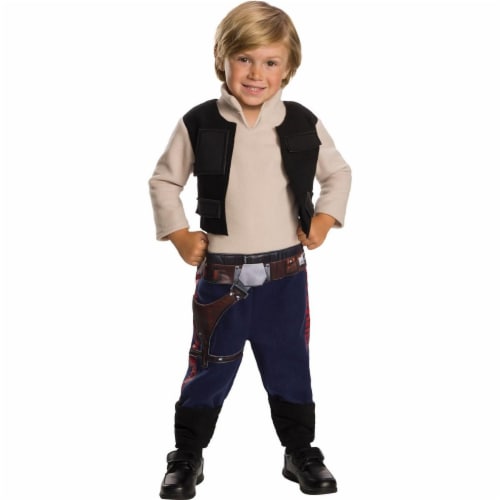 Rubies Halloween Star Wars Classic Toddler Han Solo Costume - 2T Costume Perspective: front