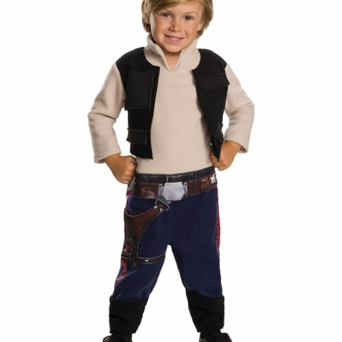 Rubies 278641 Halloween Star Wars Classic Toddler Han Solo Costume - 3T-4T Perspective: front
