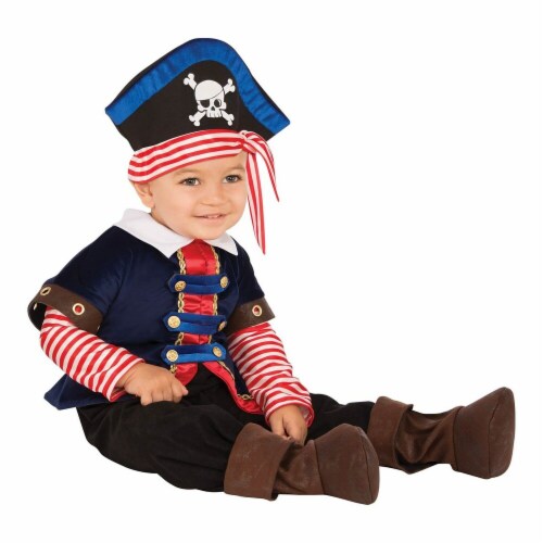 Rubies 278661 Halloween Baby Pirate Boy Costume - Toddler Perspective: front