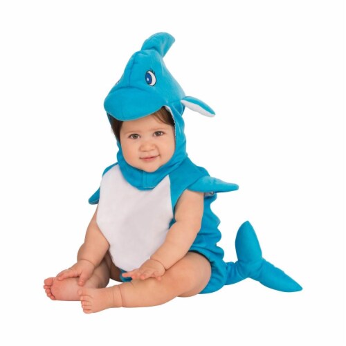 Rubies 278669 Halloween Baby Dolphin Costume - Toddler Perspective: front