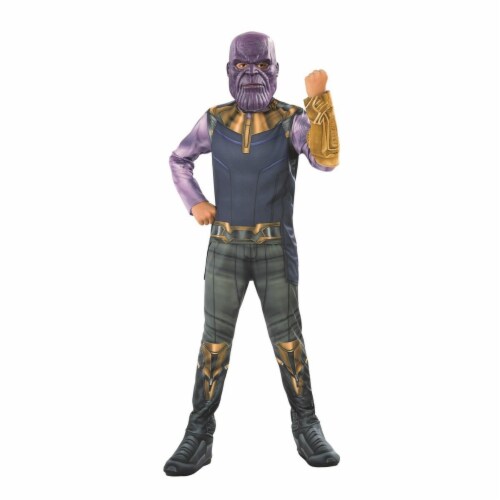 Rubies 278882 Halloween Marvel Avengers Infinity War Thanos Boys Costume - Large Perspective: front