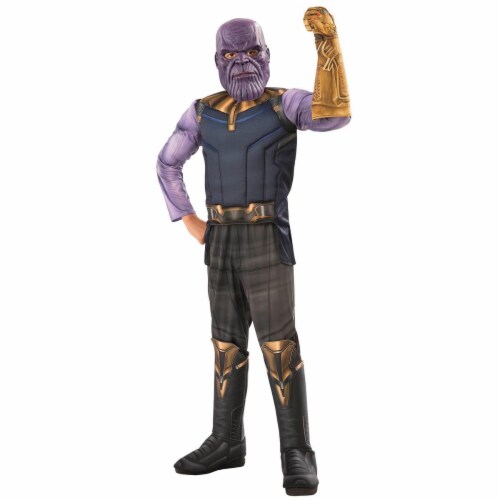 Rubies 278897 Halloween Marvel Avengers Infinity War Thanos Deluxe Boy Costume - Large Perspective: front