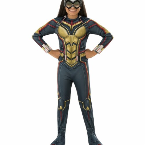 Rubies 278904 Halloween Marvel Ant-Man & The Wasp Girls Wasp Costume - Medium Perspective: front