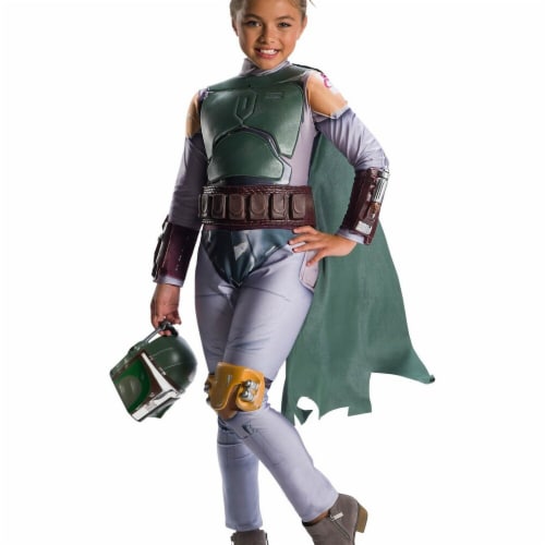 Rubie's 278928 Halloween Star Wars Classic Girls Boba Fett Costume - Large Perspective: front