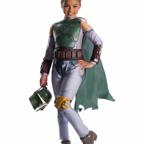Rubie's 278928 Halloween Star Wars Classic Girls Boba Fett Costume - Large Perspective: front
