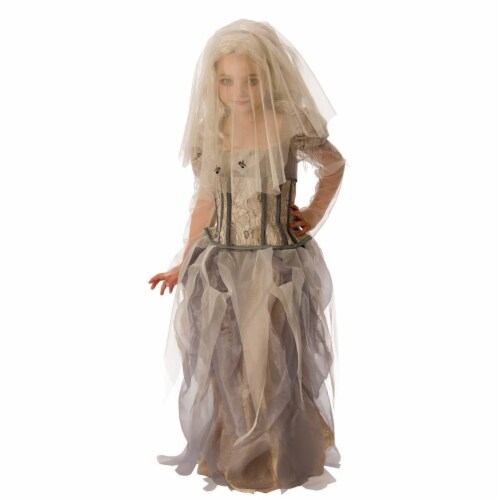 Rubies 278949 Halloween Girls Ghost Bride Costume - Small Perspective: front