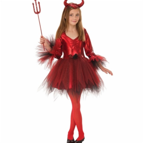 Rubie's Costume 280181 Girls Classic Devil Costume Small Perspective: front