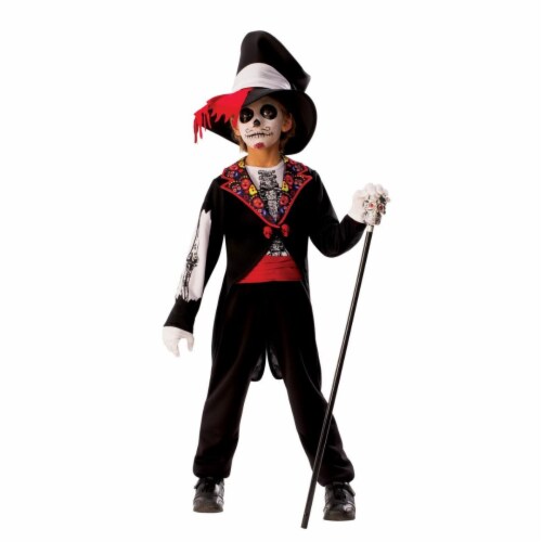 Rubies Costume 280199 Boys Day of the Dead Boy Costume, Large Perspective: front
