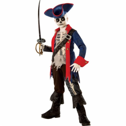 Rubies 278976 Halloween Boys Captain Bones Costume - Large Perspective: front