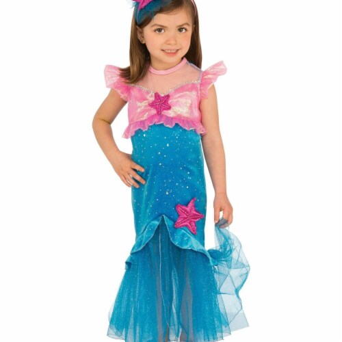 Rubies 279020 Halloween Girls Mermaid Costume - Medium Perspective: front