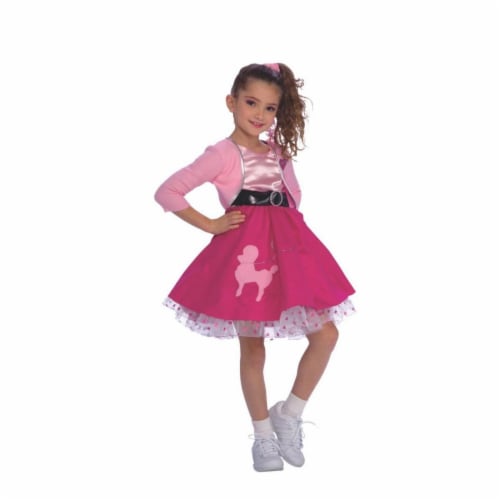 Rubies 406479 50s Girls Costume&#44; Medium Perspective: front
