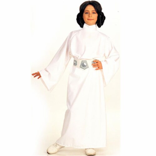 Rubies Costume Co 6371 Star Wars Princess Leia Child Costume Size Small- Girls 4-6 Perspective: front