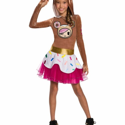 Rubies 279066 Halloween Tokidoki Girls Donutella Costume - Medium Perspective: front