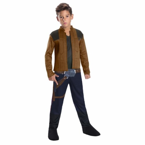 Rubies 266352 Halloween Solo A Star Wars Story-Han Solo Boys Costume - Small Perspective: front