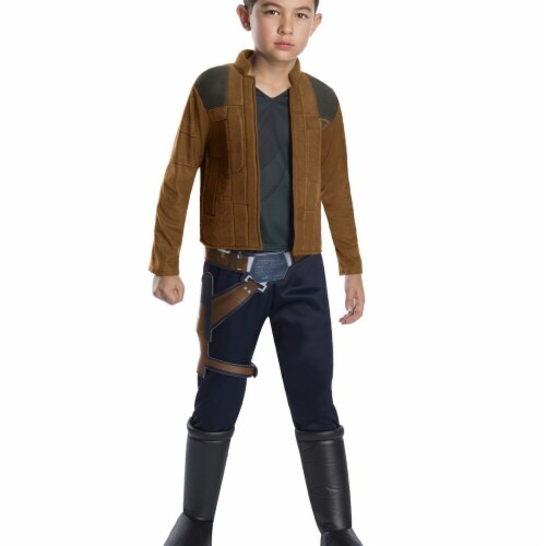 Rubies 266369 Halloween Solo A Star Wars Story-Han Solo Deluxe Boys Costume - Large Perspective: front
