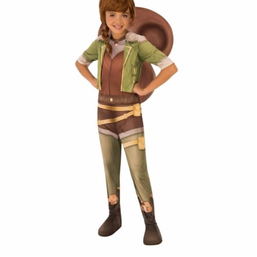 Rubies Girls Marvel Rising Secret Warriors Squirrel Costume&#44; Large Costume Perspective: front