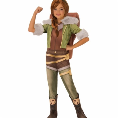 Rubies 404363 Girls Marvel Rising Secret Warriors Deluxe Squirrel Costume, Large Perspective: front