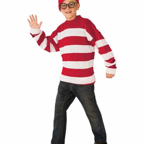 Rubie's Costumes 279227 Wheres Waldo Deluxe Child Costume, Small Perspective: front