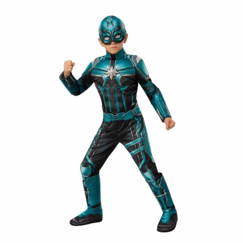 Rubies 404613 Girls Captain Marvel Yon-Rogg Deluxe Child Costume, Large Perspective: front