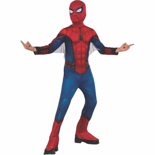 Rubies 404640 Boys Spider Man Far From Home Red & Blue Suit Child Costume - Large Perspective: front