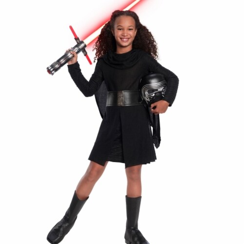 Rubies 404685 Girls Star Wars Episode VII Deluxe Kylo Ren Child Costume, Medium Perspective: front