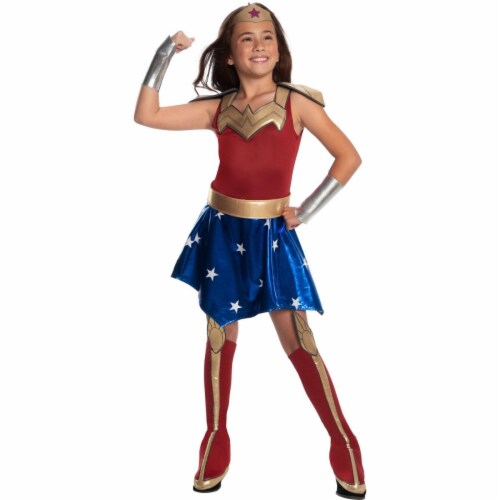 Rubies Deluxe Wonder Woman Girls Halloween Costume