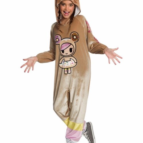 Rubies 405002 Girls Tokidoki Donutella Jumpsuit Child Costume, Medium Perspective: front