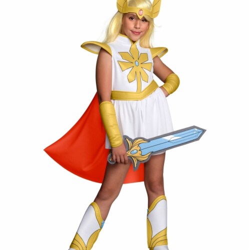 Rubies 405015 Girls She-Ra & The Princess of Power She-Ra Child Costume, Large Perspective: front