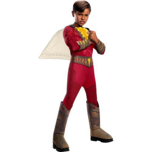 Rubies 405036 Child Shazam Deluxe with Lights Costume for Boys, Large Perspective: front