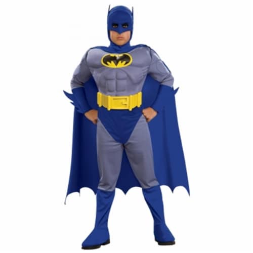 Rubies Costumes 185306 Batman Brave & Bold Deluxe M-C Batman Toddler-Child Costume Size: Todd Perspective: front