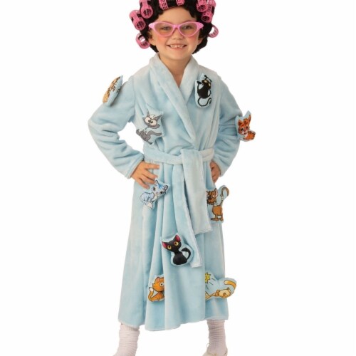 Rubies 405131 Girls Crazy Cat Lady Child Costume, Large Perspective: front