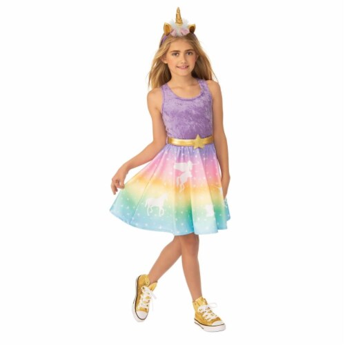 Rubie's Opus Collection Unicorn Girl Costume, Large Perspective: front
