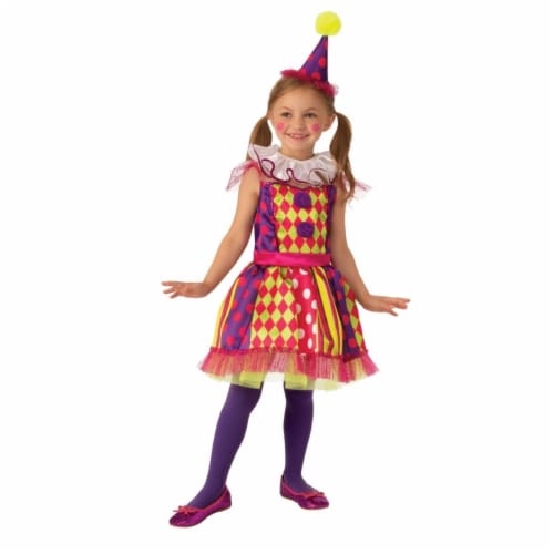 Rubies Bright Clown Child Costume - Large Costume Perspective: front