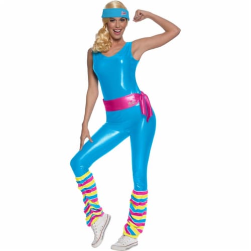 Rubies 405318 Barbie Deluxe Exercise Barbie Child Costume - Medium Perspective: front