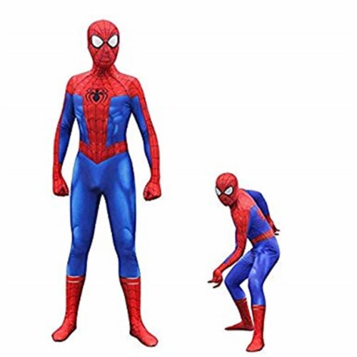 Rubies 405862 Spider-Man Into the Spider-Verse Peter Parker Child Costume - Large Perspective: front