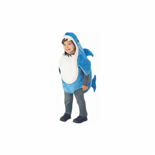 Rubies 414231 Baby Shark-Daddy Shark Kids Costume - Small Perspective: front